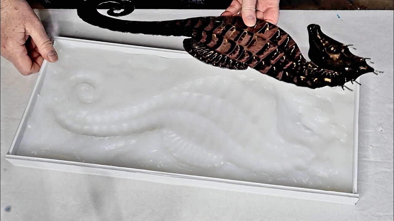 #882 WOOHOO! I made My Own HUGE Seahorse DIY Silicone Mold