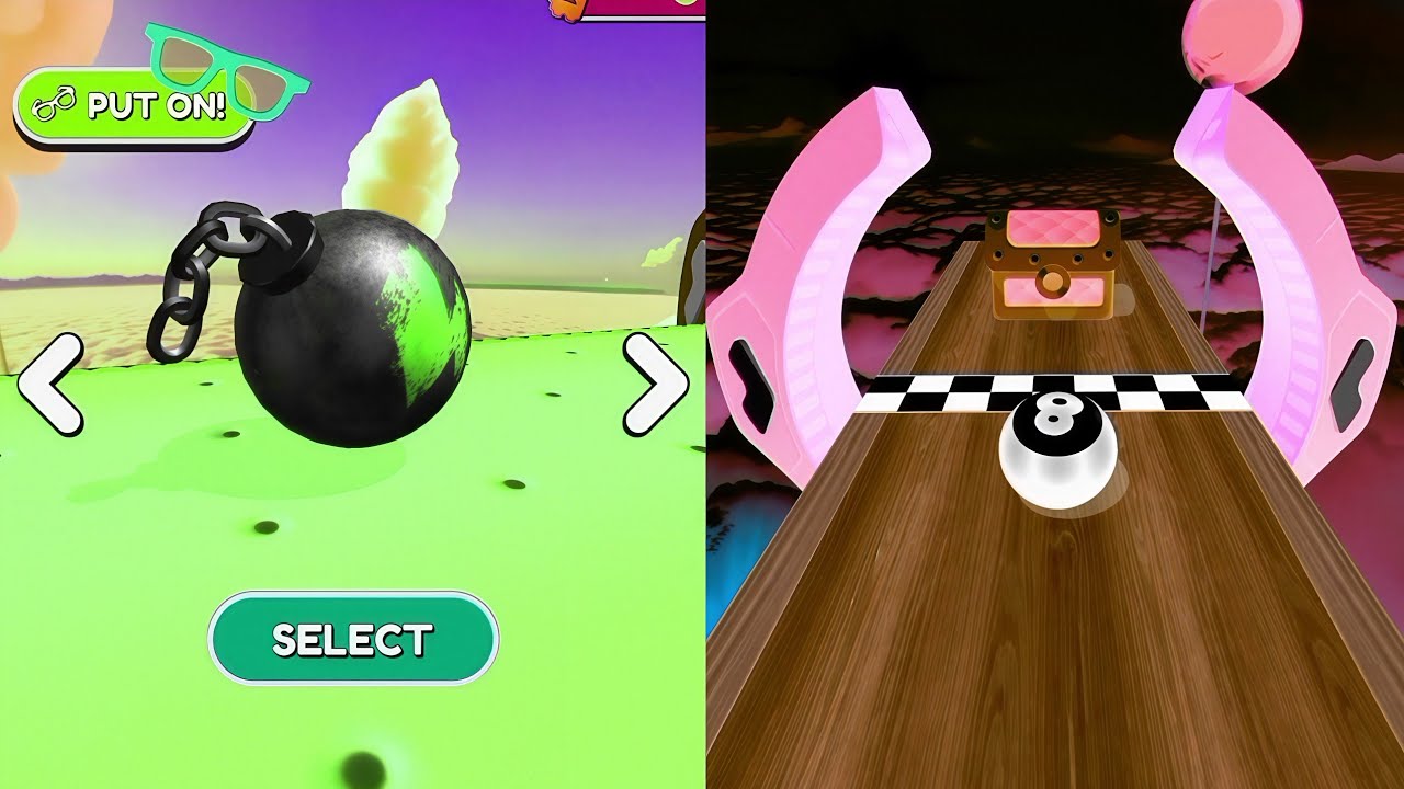 Going Balls Vs Reversed Video Gameplay Super SpeedRun #102
