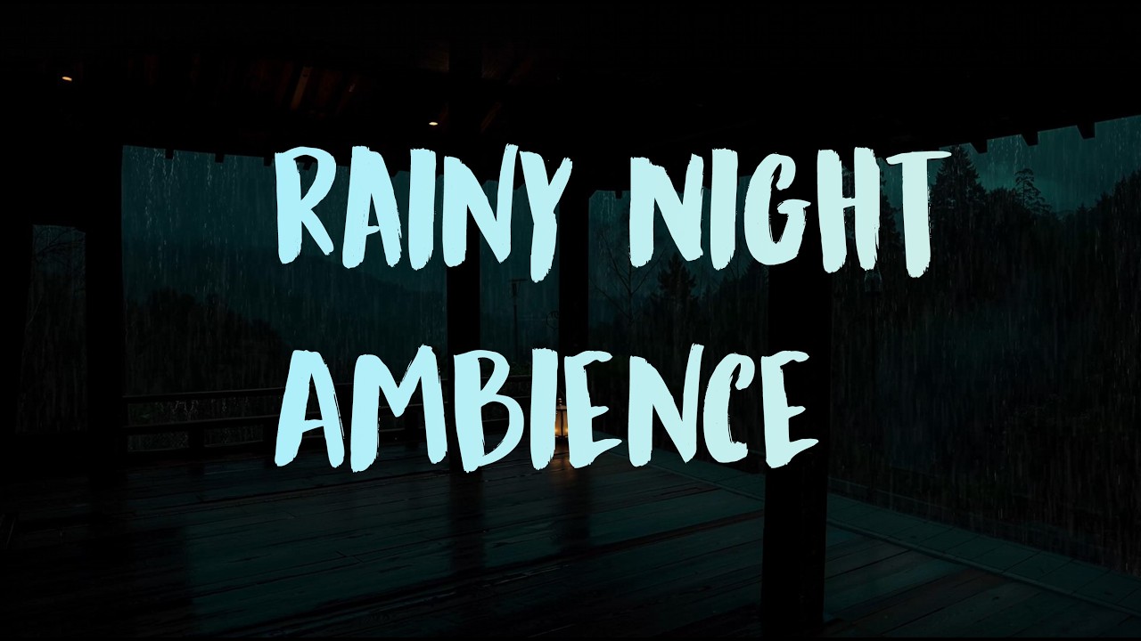 🌧️ Soft Rain in the Dark - Ultimate Sleep Sounds for Anxiety & Stress Relief 😴✨