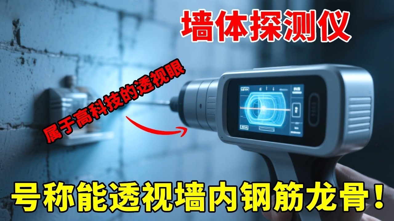 开箱墙体探测仪！号称能透视墙内钢筋龙骨，是真的吗？【开箱组长】