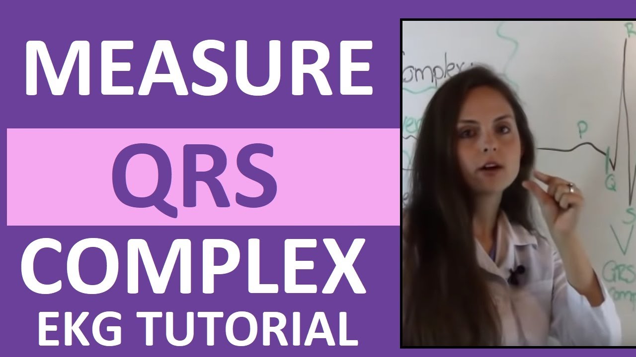 How to Measure the QRS Complex on EKG Strip | How to Interpret EKG Strips