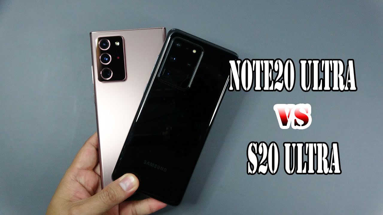 Samsung Galaxy Note20 Ultra vs S20 Ultra | SpeedTest and Camera comparison