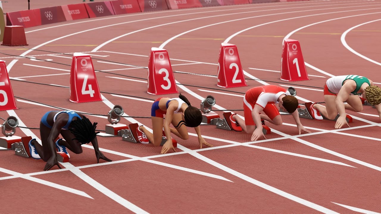 Olympic Games Tokyo 2020: The Official Video Game Gameplay - 100m