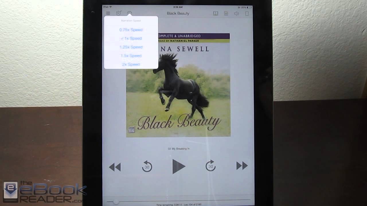 Kindle eBooks and Audiobooks Integrated - iPad Whispersync for Voice Demo