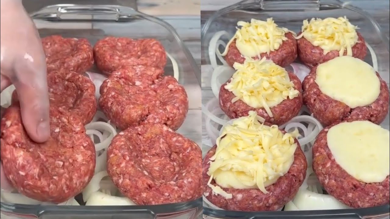 Aprendi Esse truque Genial! Carne moída recheada! Agora ficou fácil fazer! Receitas Práticas. 