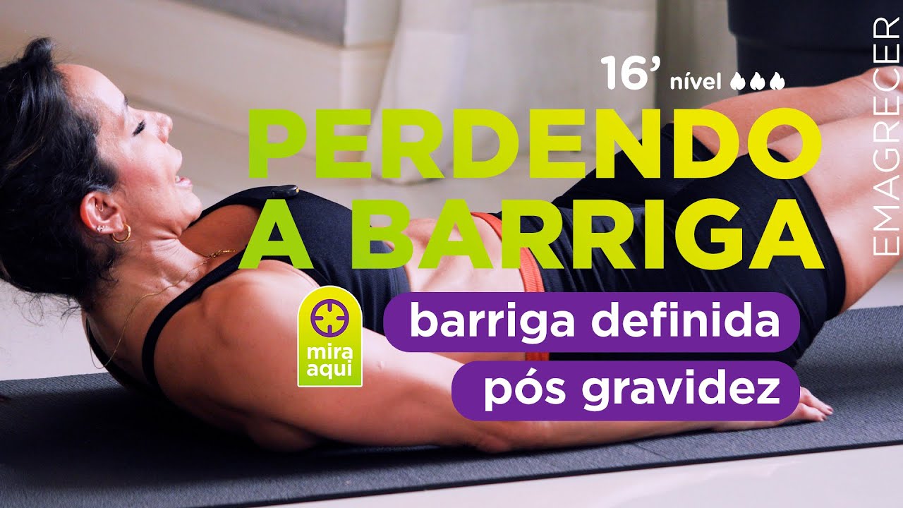 Perder a barriga depois da gravidez - treino em casa - Carol Borba