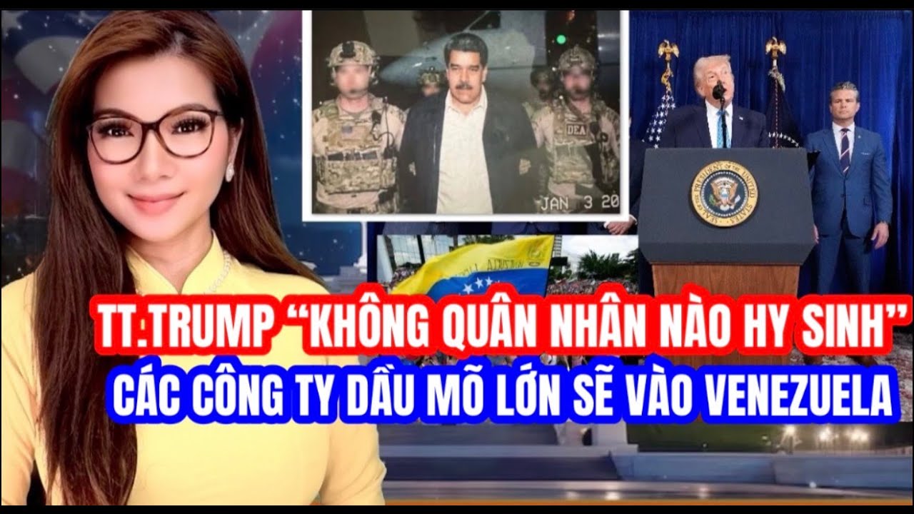BREAKING 3/1/2026 - Dịch thuật đầy đủ bài phát biểu của TT.Trump sau khi bắt giữ độc tài Maduro.
