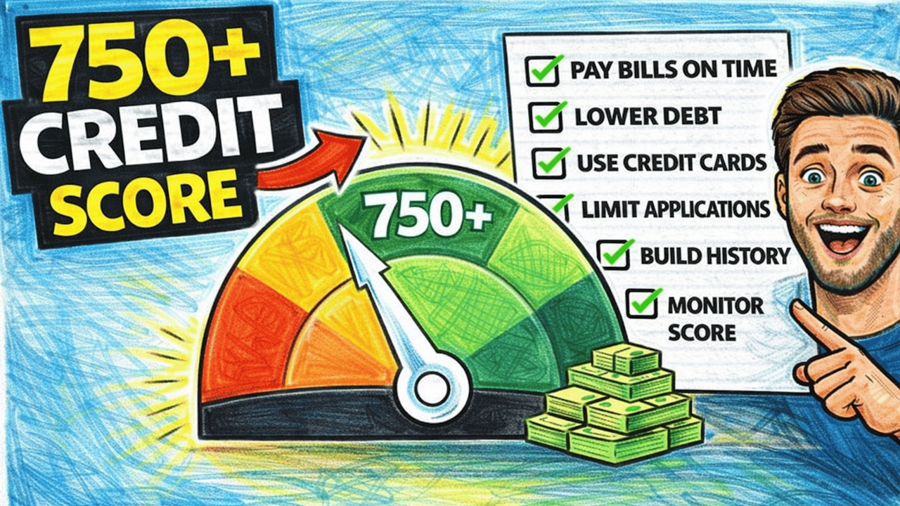 How to Get a 750+ Credit Score in the USA (6 Proven Rules)