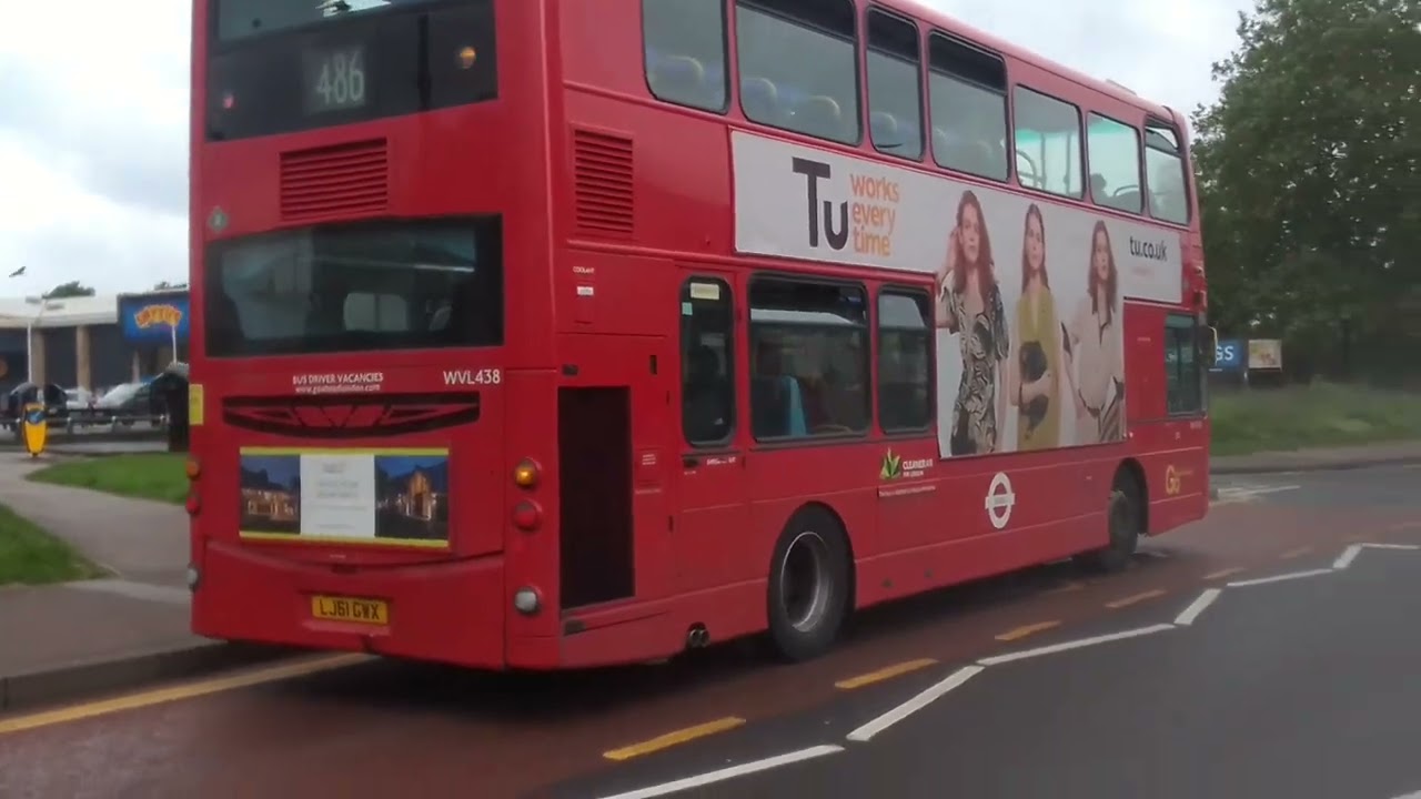 GAL WVL438 & GAL WVL461 Both On Bus Route 486 (Spot)