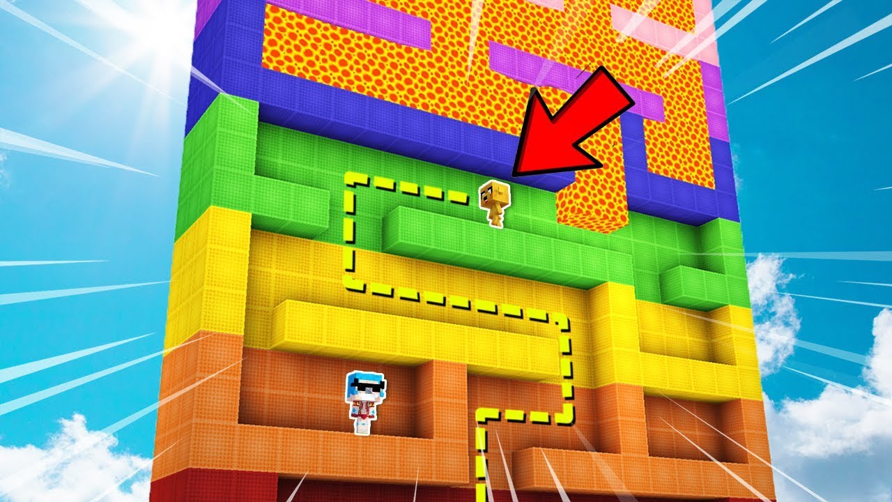 ¿PUEDES ESCAPAR DE ESTE LABERINTO DE LAVA EN MINECRAFT?  🏃😱 | MAPA MINECRAFT MAGMA RUNNER #2