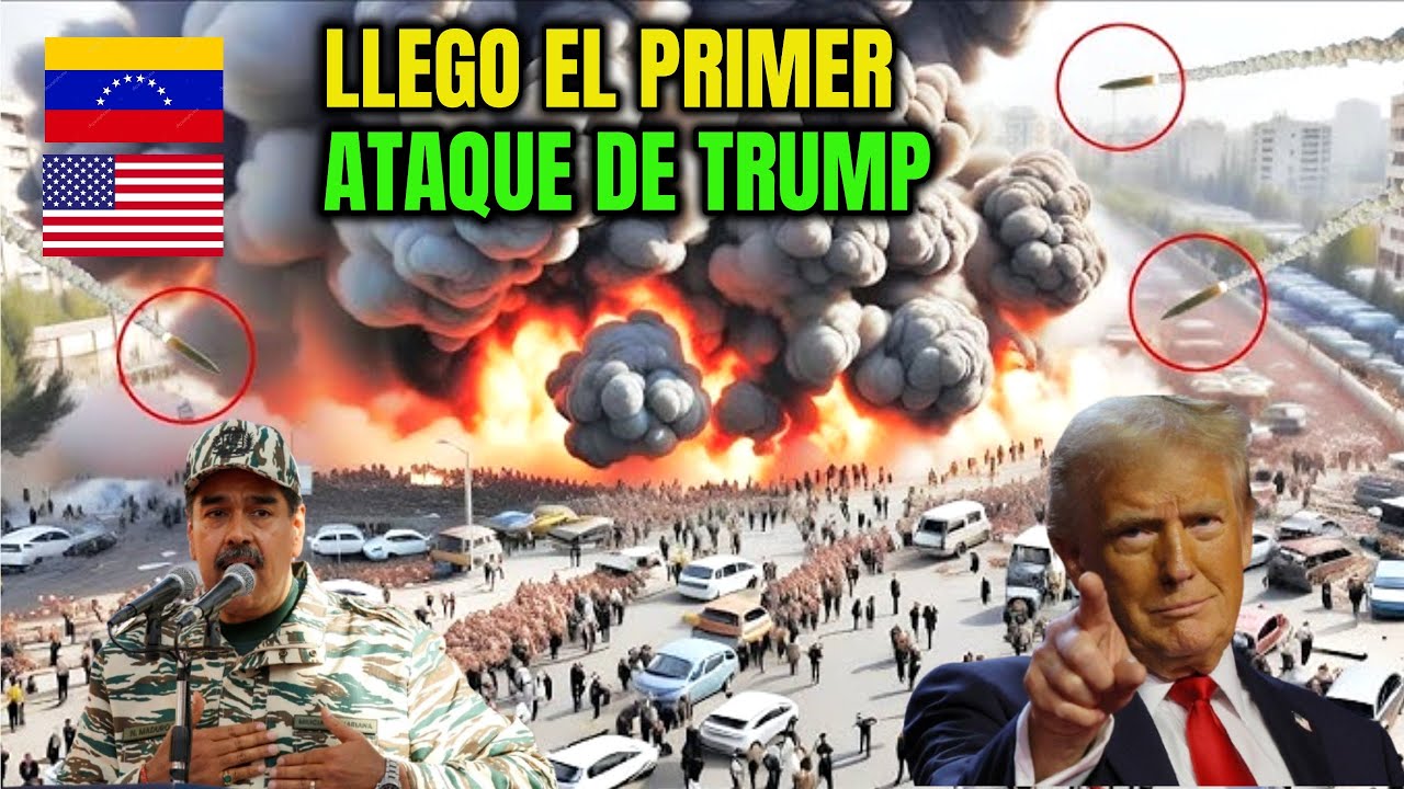LLEGO EL PRIMER ATAQUE DE TRUMP AL REGIMEN DE MADURO - HUYAN DE CARACAS