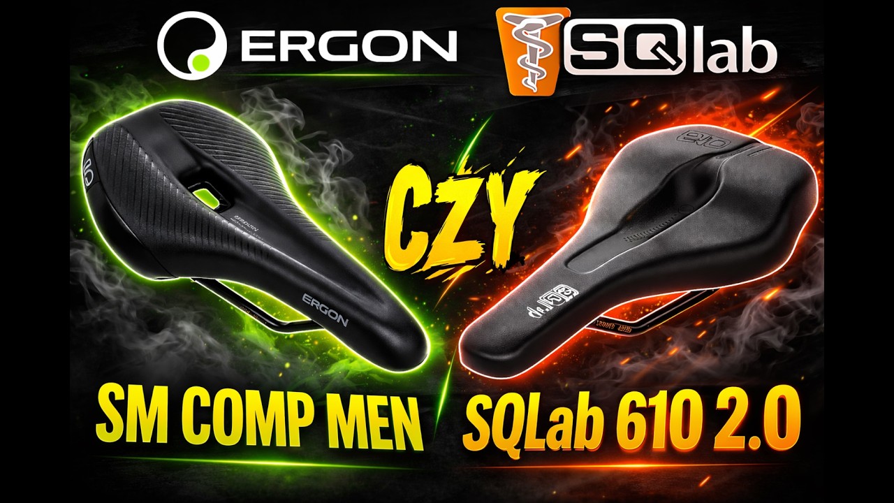 SIODEŁKO ERGON SM COMP MEN CZY SQLAB 610 ERGOLUX 2.0 ACTIVE // RODZAJE SPECYFIKACJA WAGA