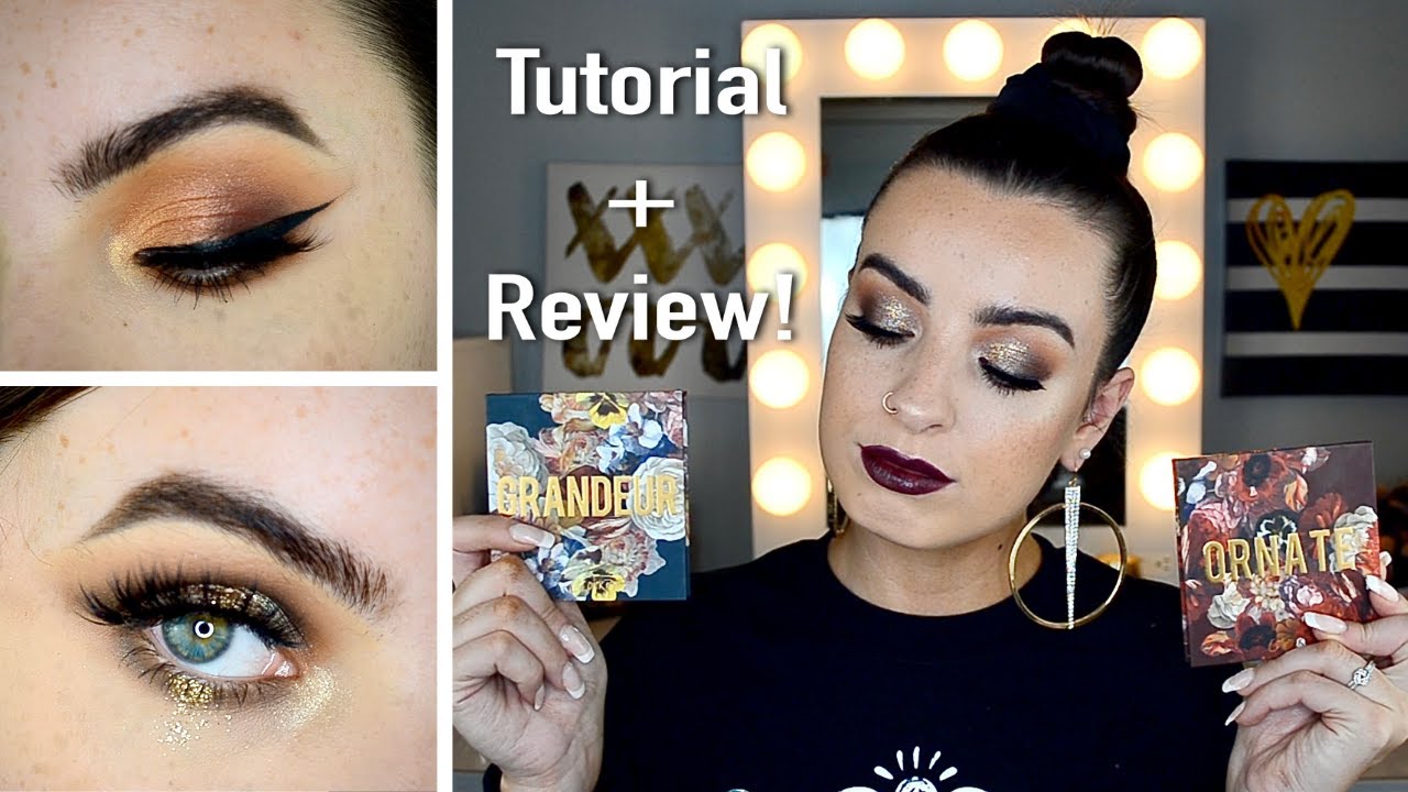 Colourpop Dark Blooms Palettes Tutorial + Review! | Ornate + Grandeur | Amaya Jolie