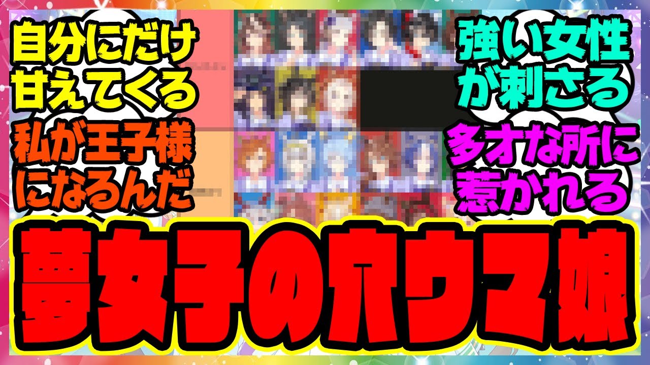 『夢女ステークスの穴ウマ娘を挙げるスレが面白すぎるｗ』に対するみんなの反応集 まとめ ウマ娘プリティーダービー レイミン