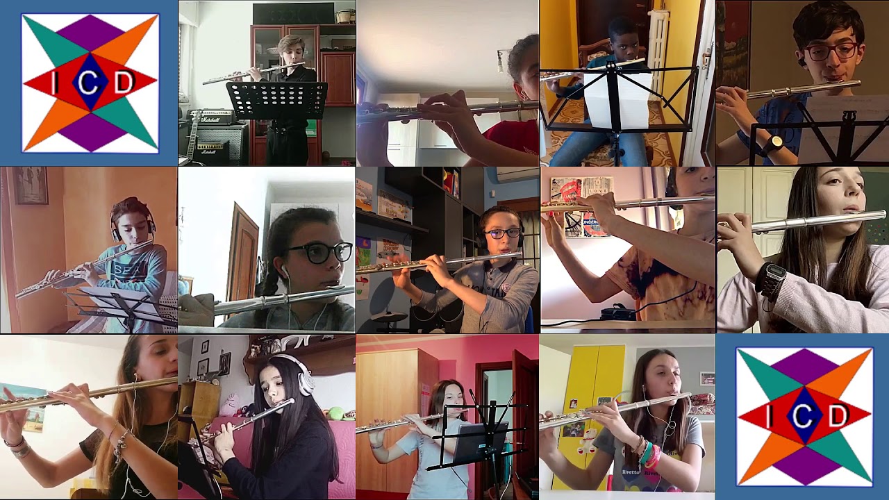We are the world.  ICDante Voghera Flauti Indirizzo Musicale