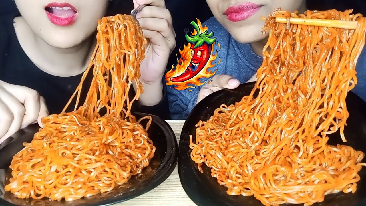 Eng Sub) Who can eat more? |2X Spicy Noodles Challenge |Hiccups Challenge |Mukbang Soul