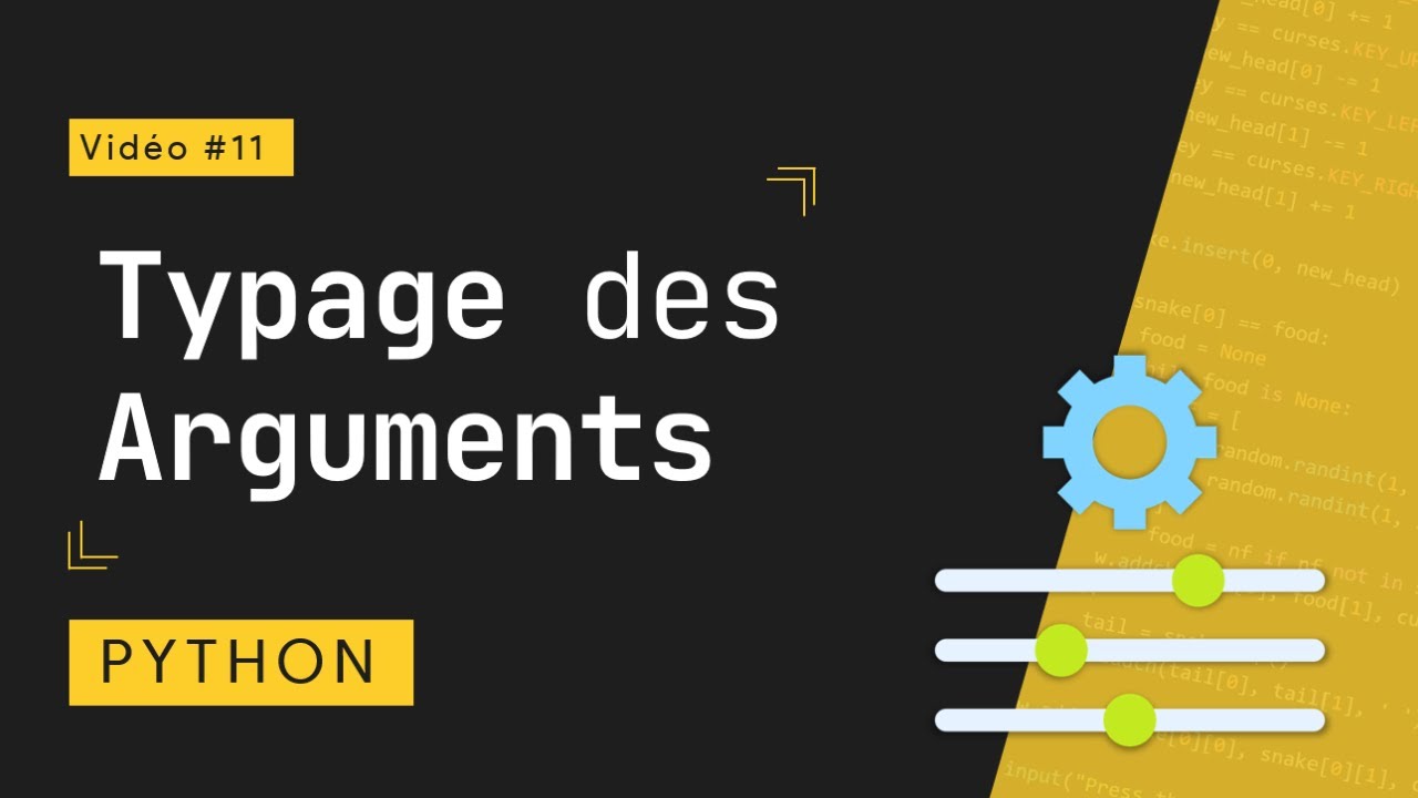 Python #11 : Type des arguments : requis, par défaut et avec étiquettes (mot-clé)