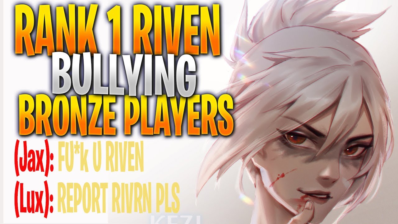 WHAT HAPPENS WHEN RANK 1 RIVEN  VISITS BRONZE | CHALLENGER RIVEN VS BRONZE ELO