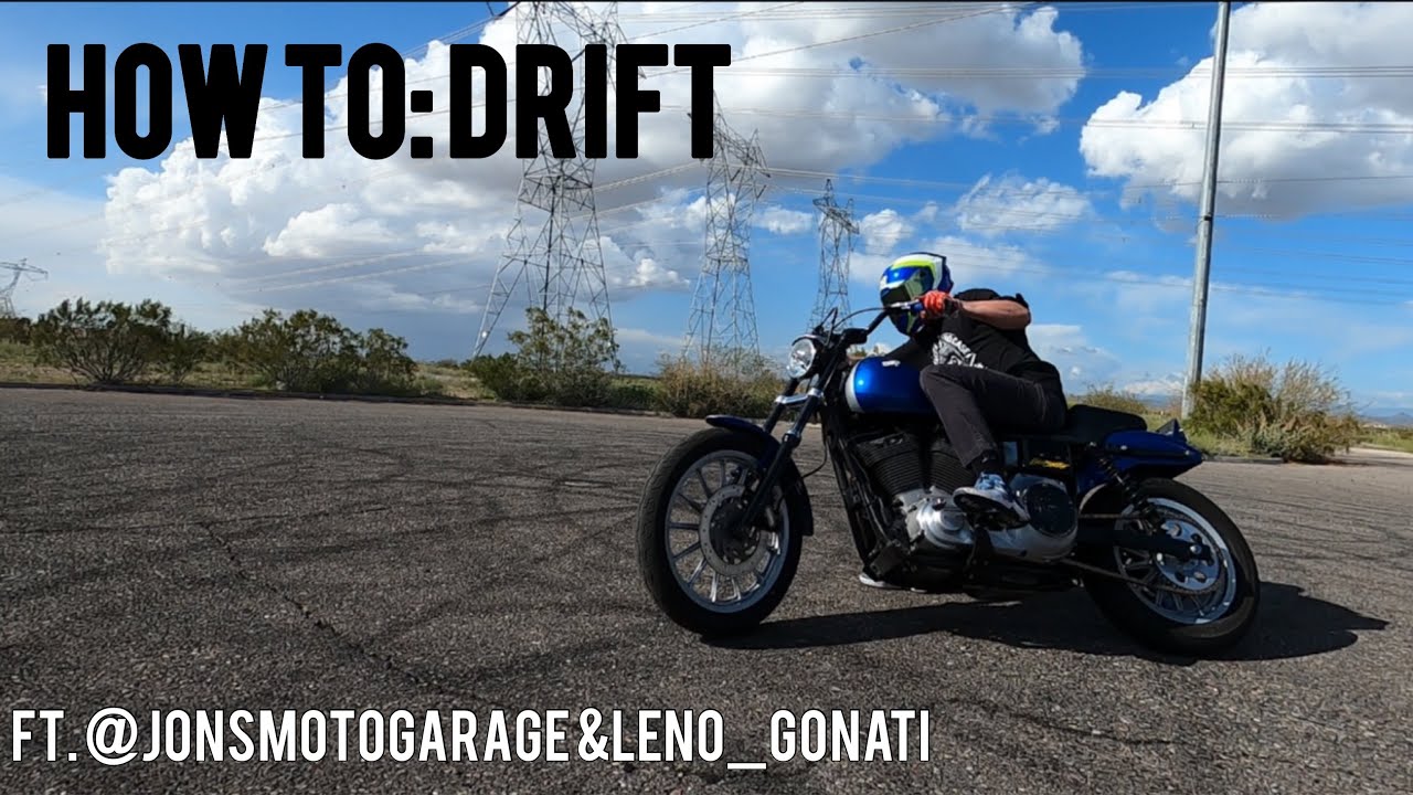 How to: Drift A Harley Davidson Dyna Part 1/Vlog Episode 3