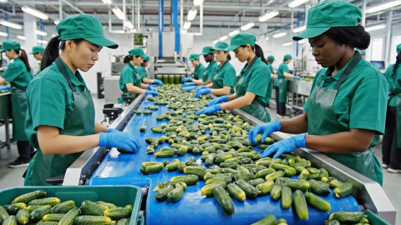 Inside the Pickle Factory - How Factories Make Pickles: Step-by-Step Production