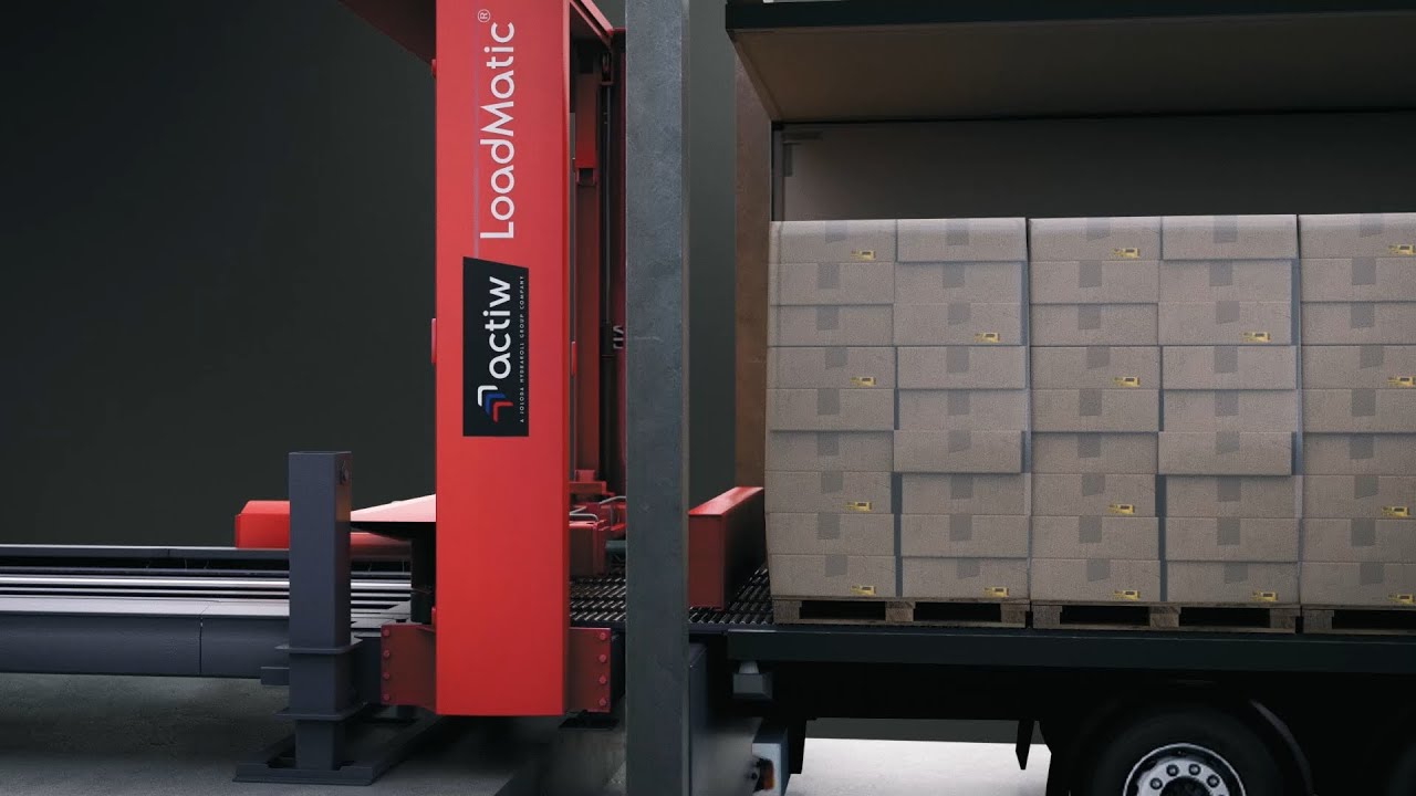 Zautomatyzowany załadunek naczep i kontenerów za pomocą Actiw LoadMatic
