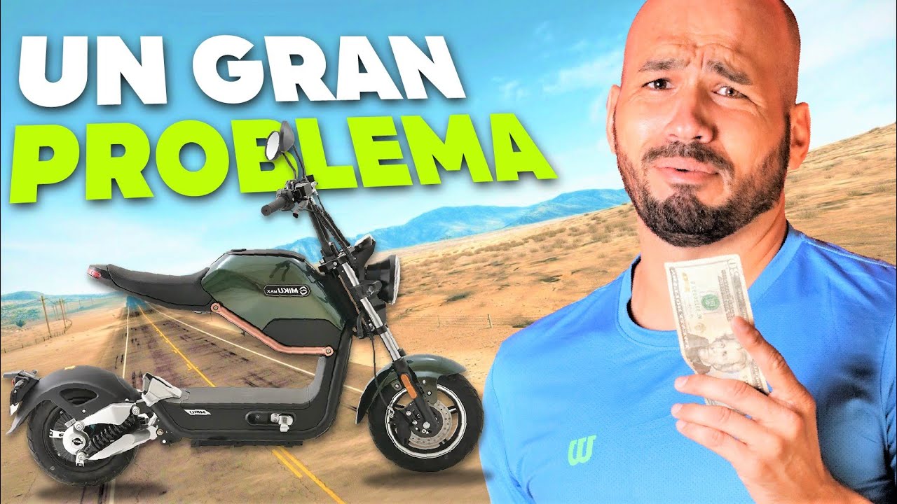 MOTO ELÉCTRICA CON BATERÍA DE LITIO... CUIDADO!