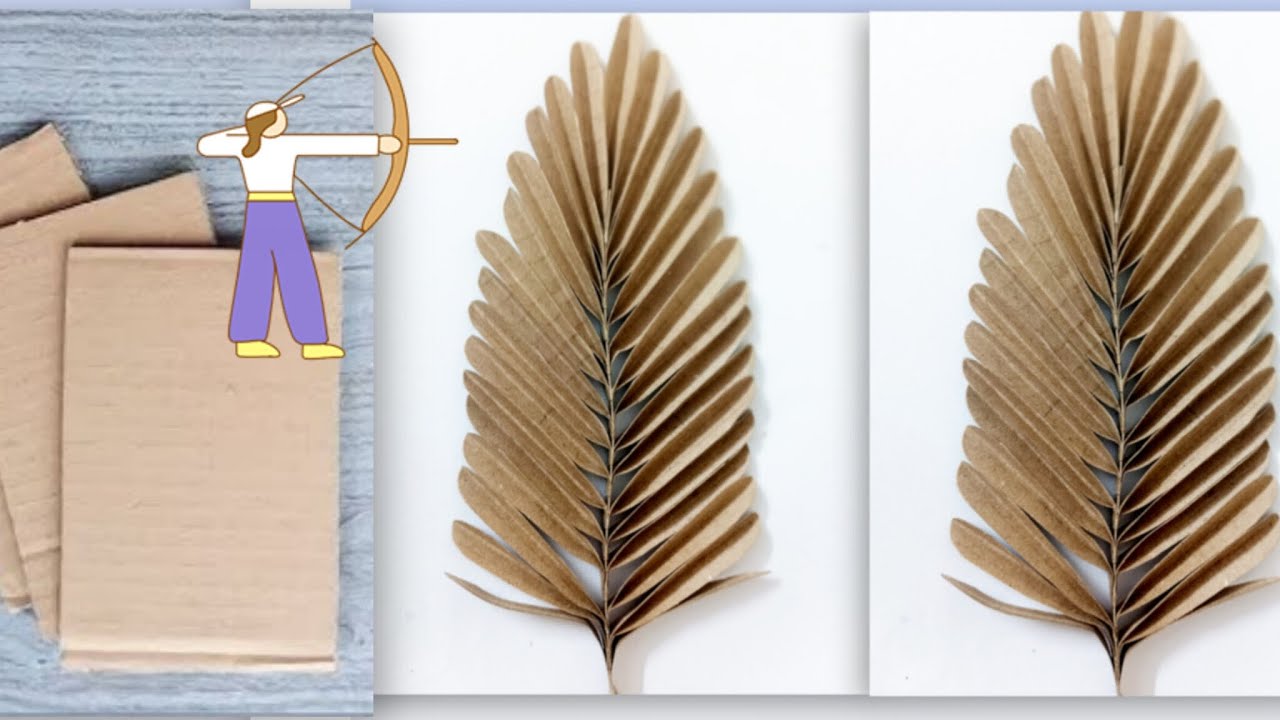 DIY Home Decor//Cardboard Realistic leaves//🍁🍂🍁🍂🍁🍂🍁🍂🍁🍂🍁