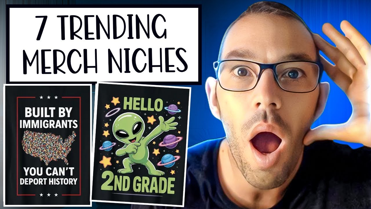 🔥 7 Profitable Niches I Found with Merch Dominator