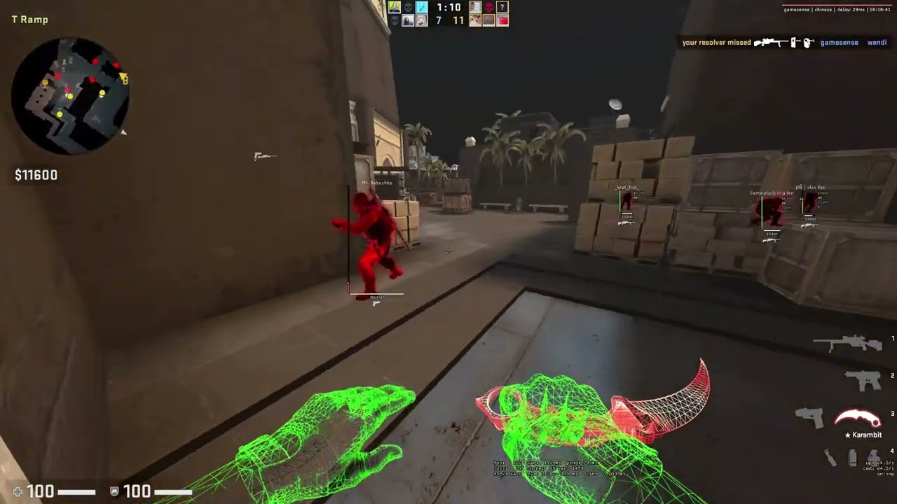 Centurion LUA showcase | gamesense.pub hvh clips