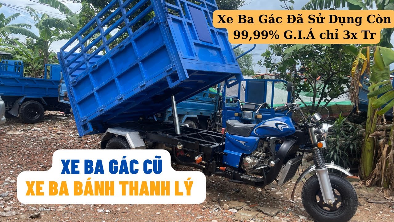Xe ba gác, ba bánh thanh lý khách mới sử dụng được 1 tháng - Giá chỉ 38tr