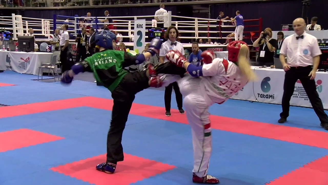 Zara Jones v Alexandra Gombas WAKO European Championships 2019