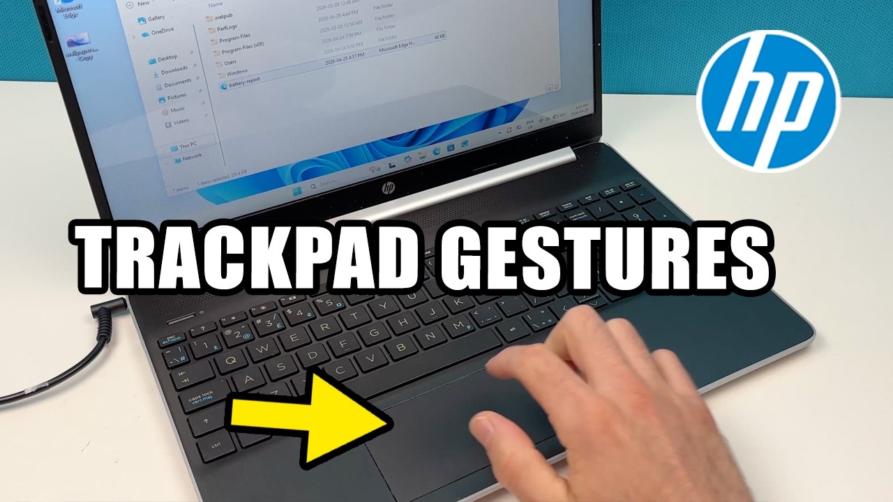 Ноутбук HP: Как использовать жесты на тачпаде