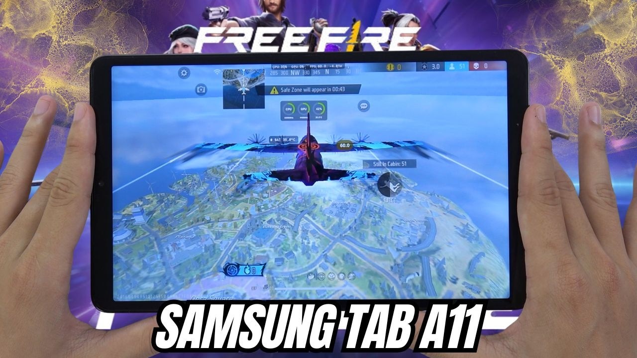 Samsung Galaxy Tab A11 Test Game Free Fire Mobile | Helio G99 Performance