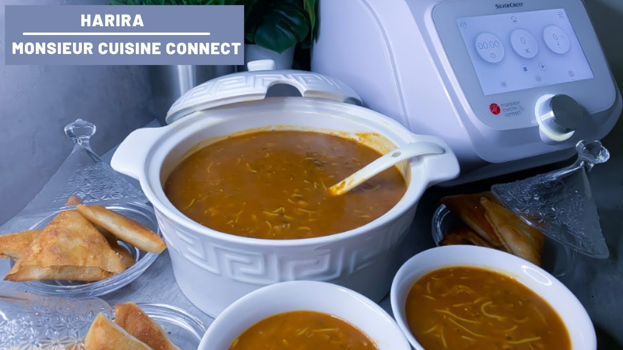 La VRAI recette de la HARIRA FACILE au MONSIEUR CUISINE CONNECT (soupe traditionnelle marocaine) MCC