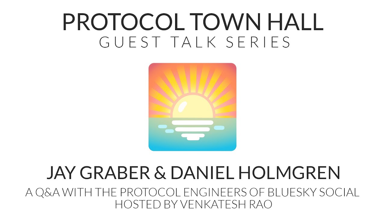 Guest Talk with Jay Graber | Q&A Hosted by Venkatesh Rao