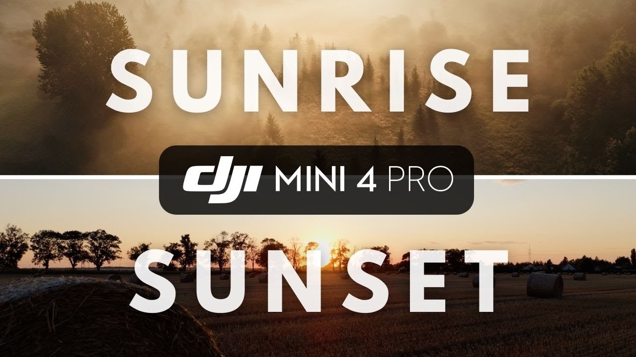 DJI Mini 4 Pro - From Sunrise To Sunset | Nature Cinematic Video | Drone Footage