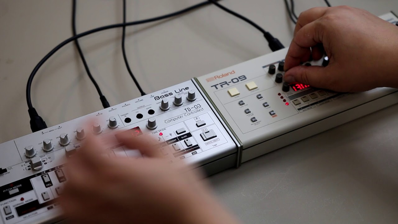 Roland TR-09 & TB-03 August 3, 2018