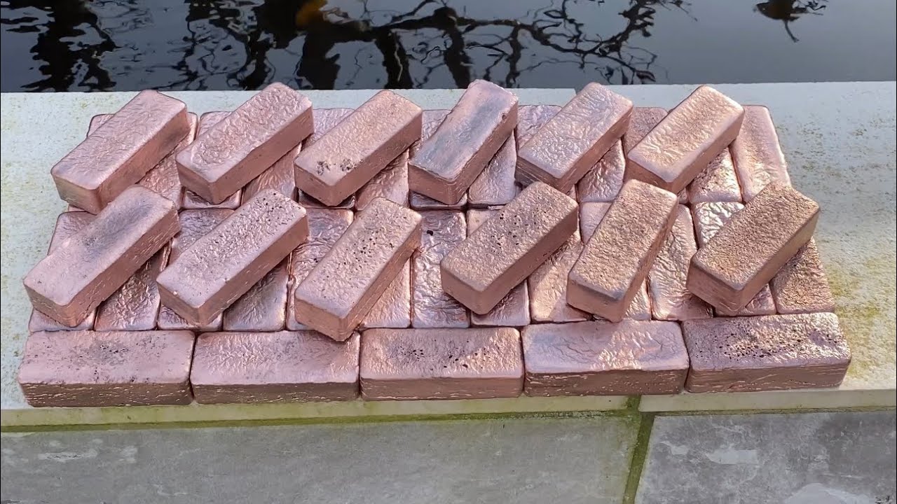 Huge amount of copper ingots 2nd massive meltdown