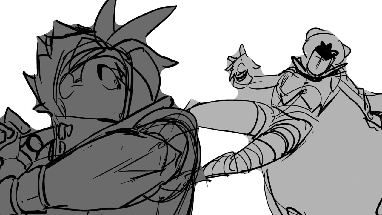 GGST ANIMATIQUE - ramlethal vs chipp !!!