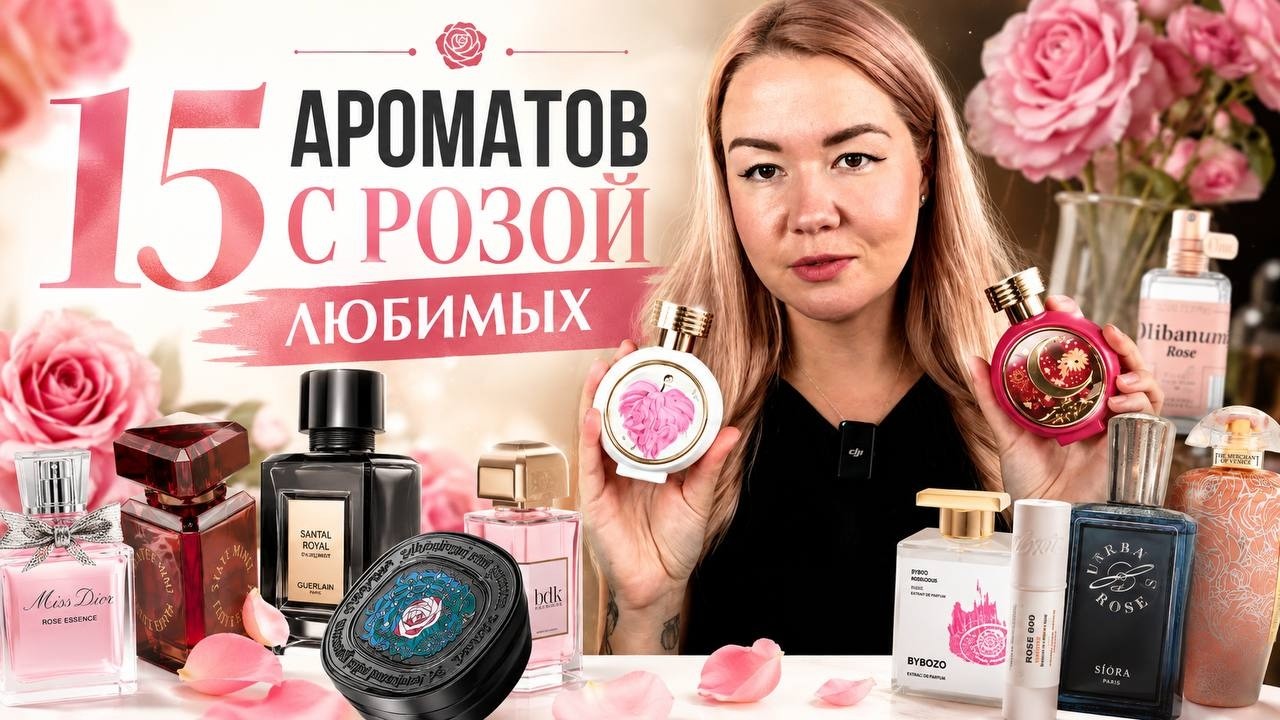 Лучшие ароматы с РОЗОЙ | вы точно полюбите розу в парфюме
