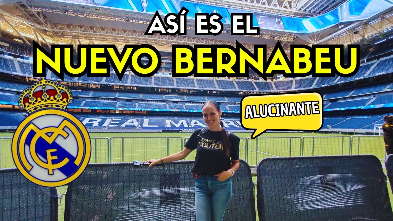 ¡Así es el increíble NUEVO BERNABEU del REAL MADRID! 😮 Alucinante