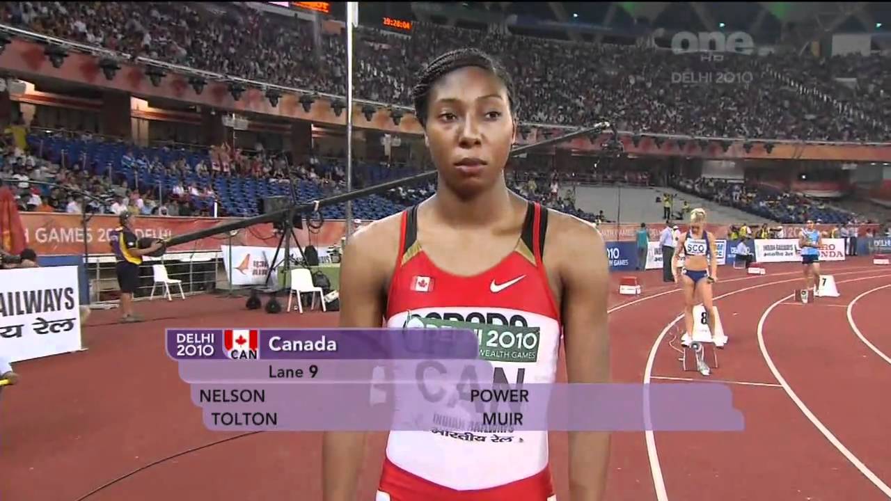 Delhi 2010 Womens 4x400m Final [720p]
