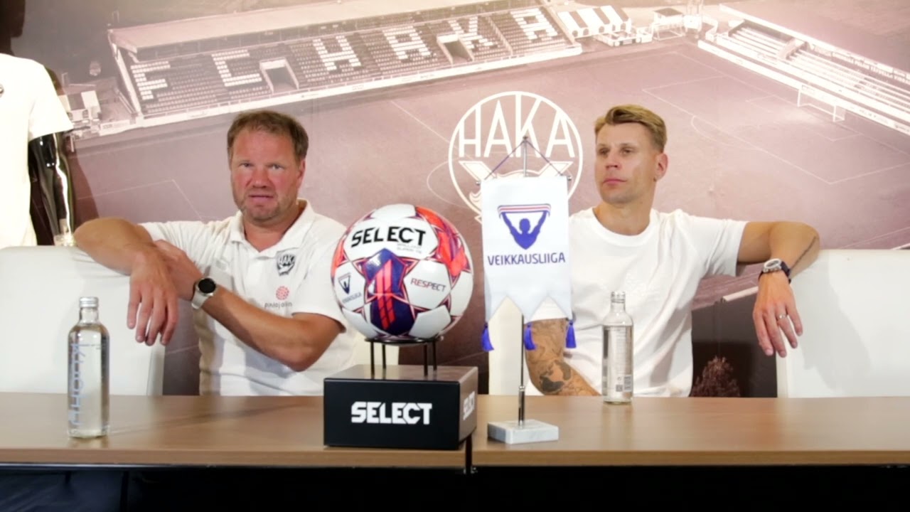 Mustavalko-TV | Mediatilaisuus FC Haka - HJK 27.6.2023