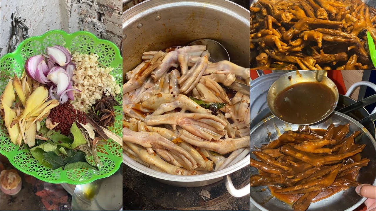 របៀបធ្វើខជើងទាបែបចិនរស់ជាតិបែបខ្មែរ😋😬😅