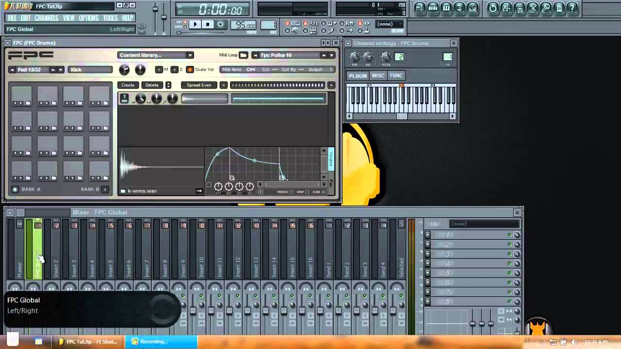 FL Studio - FPC Mixer Routing - Seasonz (TRS)