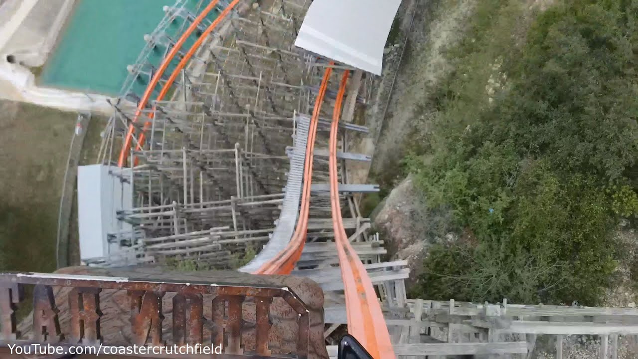 Железный Рэттлер передний ряд (HD POV) Six Flags Fiesta Texas