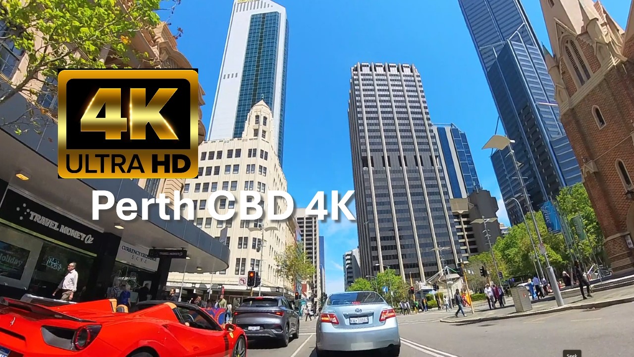 Explore Perth CBD: A Stunning 4K Ultra HD Driving Tour