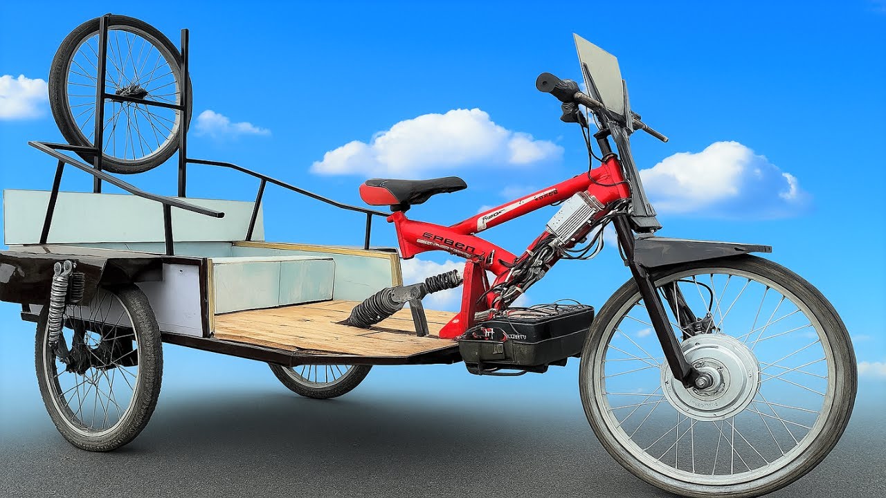 Top DIY Ideas // Turn A Broken Kid's Bike Into A Special 3 Wheel Electric Car