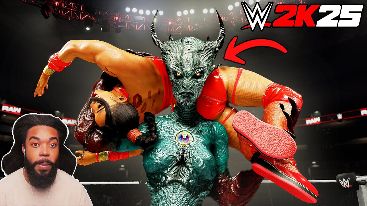 SHE LOOKS LIKE JEEPERS CREEPERS!! | WWE 2K25