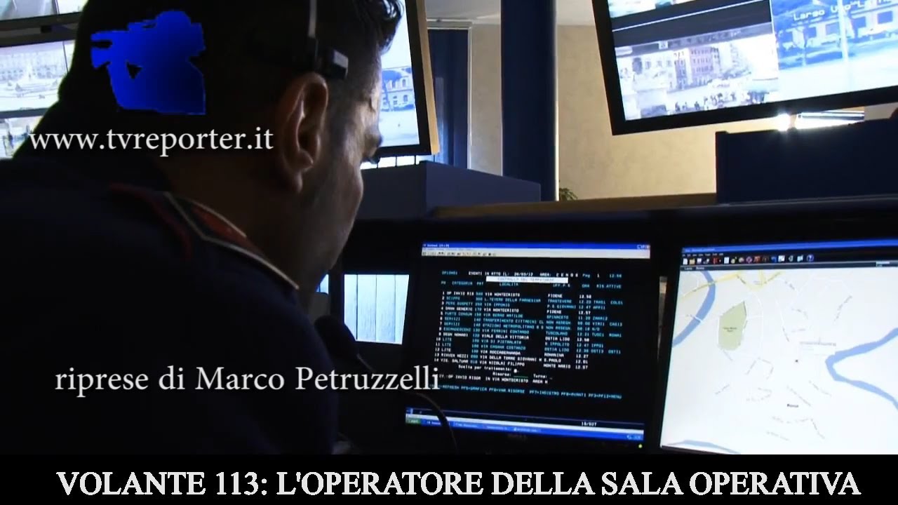 VOLANTE 113: L' OPERATORE RADIO DELLA SALA OPERATIVA